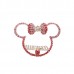 Minnie Pink Hair Comb Pin